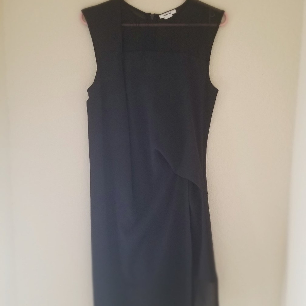 Helmut Lang Women's Asymmetrical Black Dress